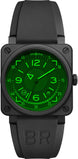 Bell & Ross Watch BR 03 92 H.U.D Limited Edition BR0392-HUD-CE/SRB