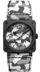 Bell & Ross Watch BR 03 92 White Camo Limited Edition BR0392-CG-CE/SCA