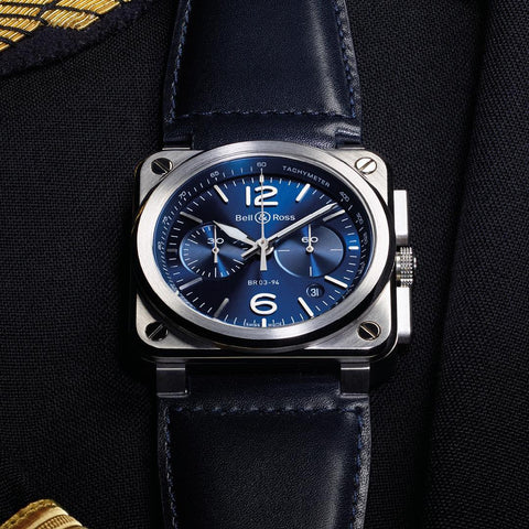 Bell & Ross BR 03 94 Blue Steel Watch