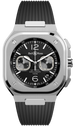 Bell & Ross Watch BR 05 Chrono Black Steel. BR05C-BL-ST/SRB