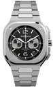 Bell & Ross Watch BR 05 Chrono Black Steel Bracelet BR05C-BL-ST/SST