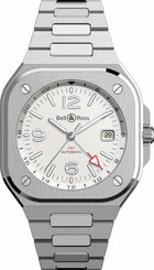 Bell & Ross Watch BR 05 GMT Silver Bracelet BR05G-SI-ST/SST