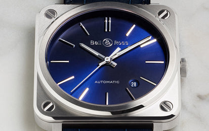 Bell & Ross Watch BRS Blue Steel