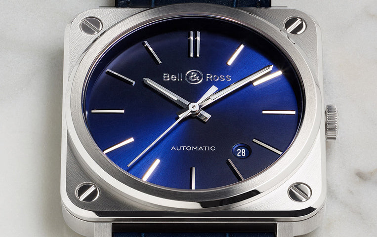 Bell & Ross Watch BRS Blue Steel
