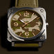 Bell & Ross Watch BRS Green Camo Diamond