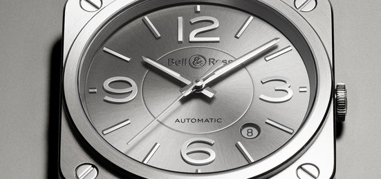 Bell & Ross Watch BRS Officer Ruthenium