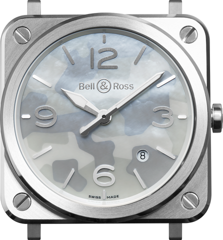 Bell & Ross Watch BRS Grey Camouflage Quartz
