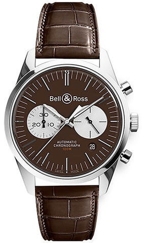 Bell & Ross Watch BR 126 Officer Brown Limited Edition BRG126-BRN-ST/SCR