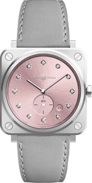 Bell & Ross Watch Novarosa Diamonds BRS-PK-ST-DIA/SCA