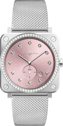 Bell & Ross Watch Novarosa Full Diamonds BRS-PK-ST-LGD/SST