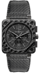 Bell and Ross Watch Carbon Fiber Phantom Limited Edition BR0194-CA-FIBRE-PH