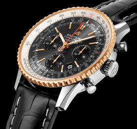 Breitling Watch Navitimer B01 Chronograph 43 Red Gold