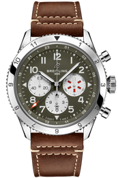 Breitling Watch Super AVI B04 Chronograph GMT 46 Curtiss Warhawk AB04452A1L1X1