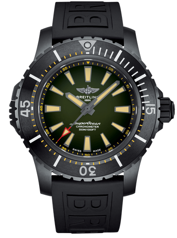 Breitling Watch Superocean Automatic 48 Black Titanium Green  V17369241L1S1