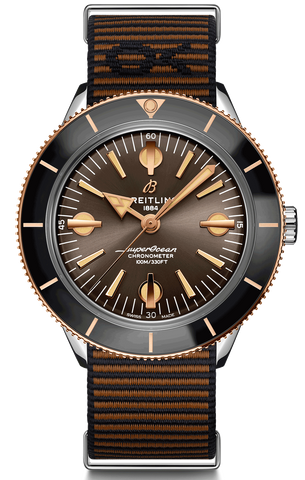 Breitling Watch Superocean Heritage 57 Outerknown Bronze Red Gold Limited Edition U103701A1Q1W1