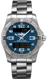 Breitling Watch Aerospace Evo Mariner Blue Titanium Professional III E79363101C1E1