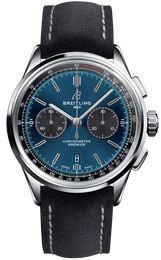 Breitling Watch Premier B01 Chronograph 42 Anthracite Nubuck Tang AB0118A61C1X4