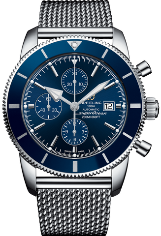 Breitling Watch Superocean Heritage II Chronograph 46 Gun Blue Ocean Classic Bracelet A13312161C1A1