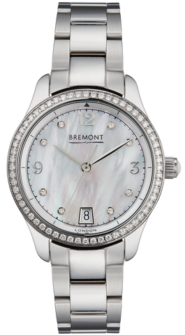 Bremont Watch Solo Lady K White Mother of Pearl SOLO-LADY-K-WHITE-SS-B