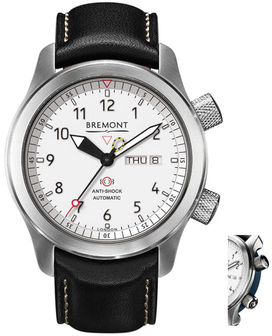 Bremont Watch Martin Baker MBII White Blue MBll-WH/BL/R