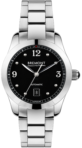 Bremont Watch Solo 32 AJ Black Ladies Bracelet SOLO-32-AJ/BK/R Bracelet