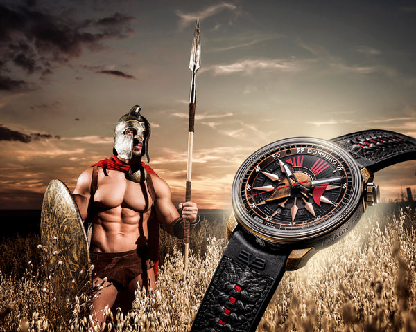 Bomberg Watch BB-01 Auto Spartan Red Black Limited Edition