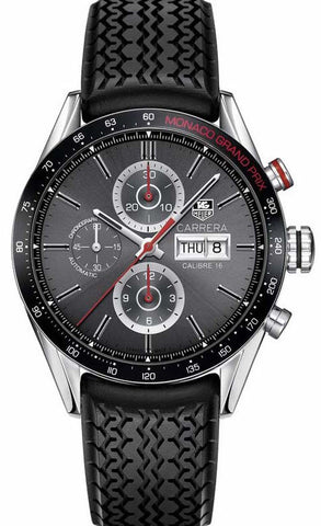 TAG Heuer Watch Carrera Day Date Automatic Chronograph Monaco Grand Prix CV2A1M.FT6033