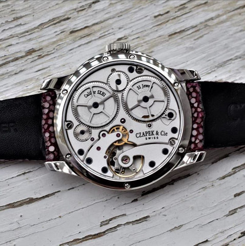 Czapek Watch Quai Des Bergues White Gold Rosewood & Diamonds S Limited Edition