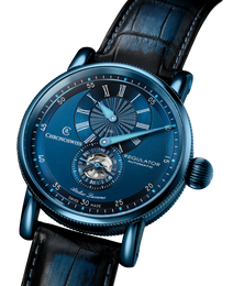 Chronoswiss Watch Regulator Classic Blue Steel