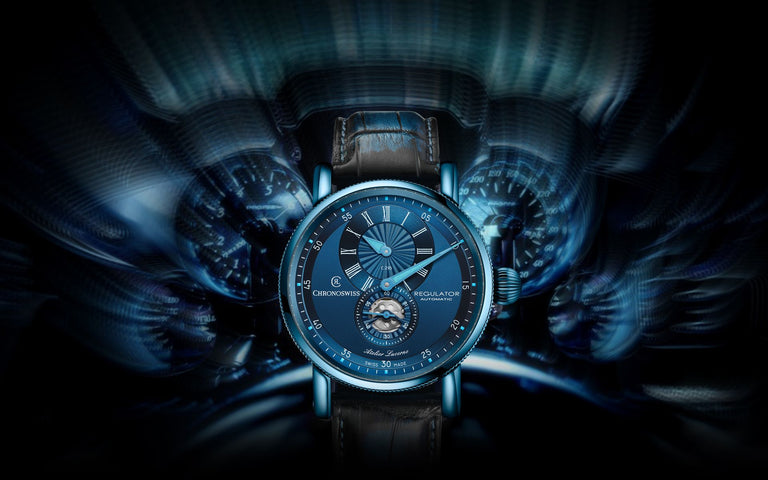 Chronoswiss Watch Regulator Classic Blue Steel