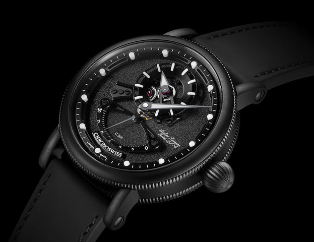 Chronoswiss Watch Open Gear ReSec Black Ice Limited Edition D