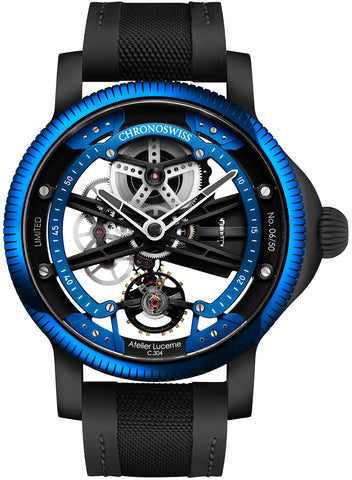 Chronoswiss Watch SkelTec Azur Limited Edition CH-3718-BKBLB