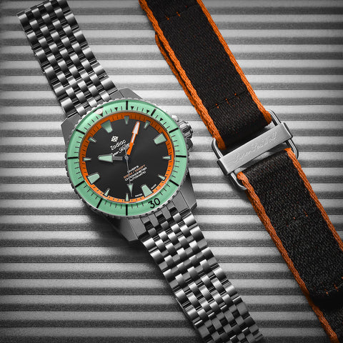 Zodiac Watch Super Sea Wolf Titanium Pro Diver Limited Edition D