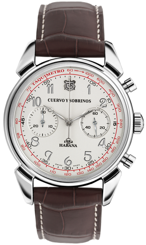 Cuervo y Sobrinos Watch Historiador Cronotiempo Special Edition 3199.1B