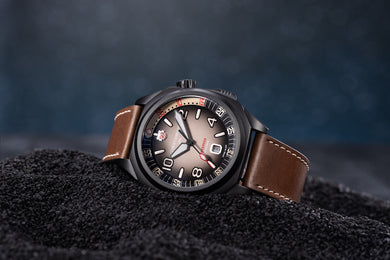 Cuervo y Sobrinos Buceador Caribe Divers Black Coral Watch