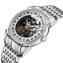 Cuervo y Sobrinos Watch Historiador Squelette