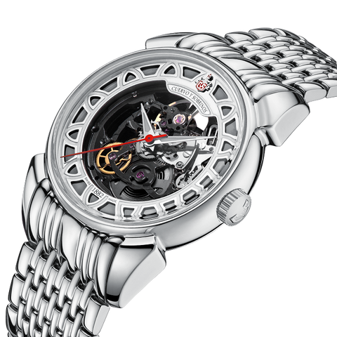 Cuervo y Sobrinos Watch Historiador Squelette