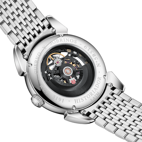 Cuervo y Sobrinos Watch Historiador Squelette