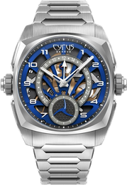 Cyrus Watch Klepcys GMT Ocean Blue Bracelet Limited Edition 539.507.TTM.C Ocean Blue