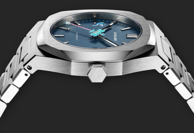 D1 Milano Watch Automatico Retro Blue