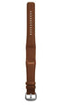 Dietrich Strap Leather Tailored Tan Buckle Silver 