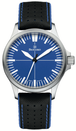 Damasko Watch DK 30 Blue Robby Rubber Pin Buckle