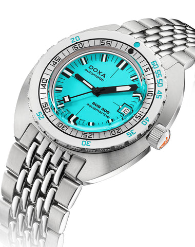 Doxa Watch SUB 300 COSC Aquamarine Bracelet