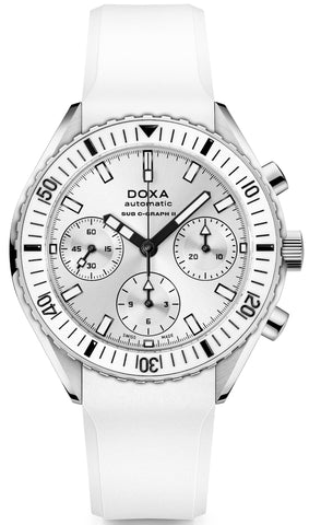 Doxa Watch Sub 200 C-Graph II Whitepearl Rubber 797.10.011W.23
