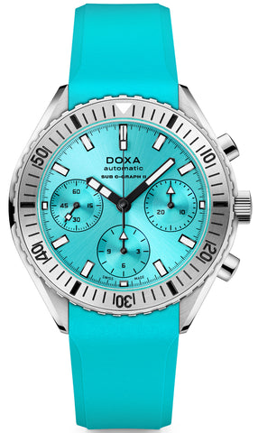 Doxa Watch Sub 200 C-Graph II Aquamarine Rubber 797.10.241.25
