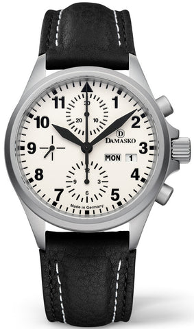 Damasko Watch DC 57 DC 57 Black Leather Pin