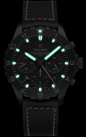 Damasko Watch DC86/2 Black Leather