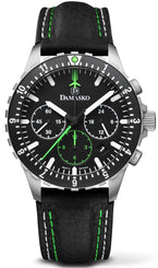 Damasko Watch DC 86 Green Double Leather Leather Pin