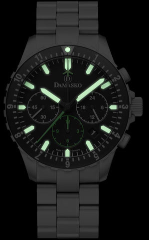Damasko Watch DC86 Green Steel Bracelet