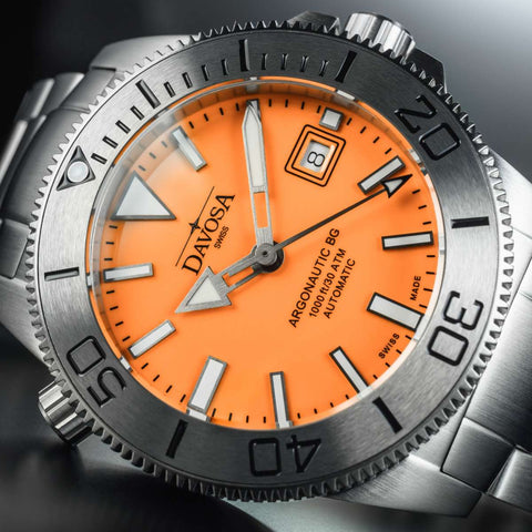 Davosa Watch Argonautic Coral Orange Limited Edition